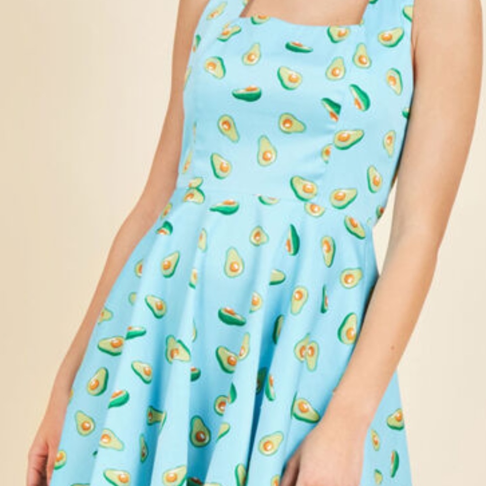 Modcloth Guac on the Wild Side Mini Dress